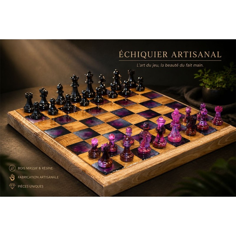 Echiquier "Ligne Rose"