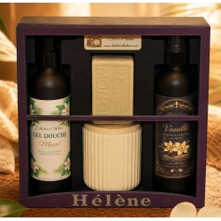 Coffret Bien-être "Bain de Douceur" – Bougie, Savon, Gel Douche & Parfum d'Ambiance